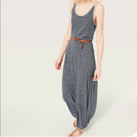 grey cotton maxi dress